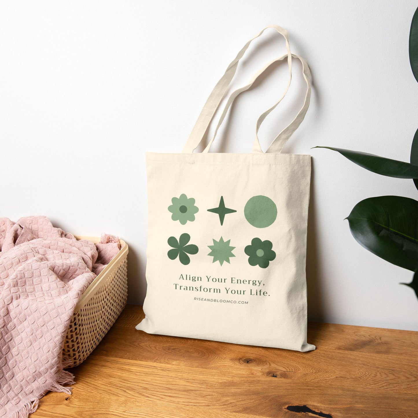 Align Your Energy - Rise&Bloom Signature Tote